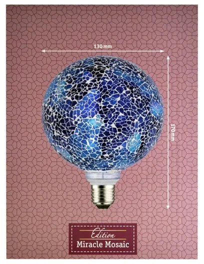 Lampadina LED dimmerabile MOSAIC G125 E27/5W/230V 2700K - Paulmann 28750