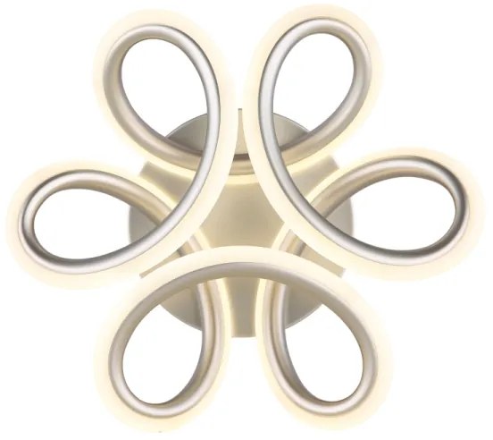 Globo 67386-24S - Lampada LED da soffitto MELISAND 24W/230V pr. 26 cm cromo opac