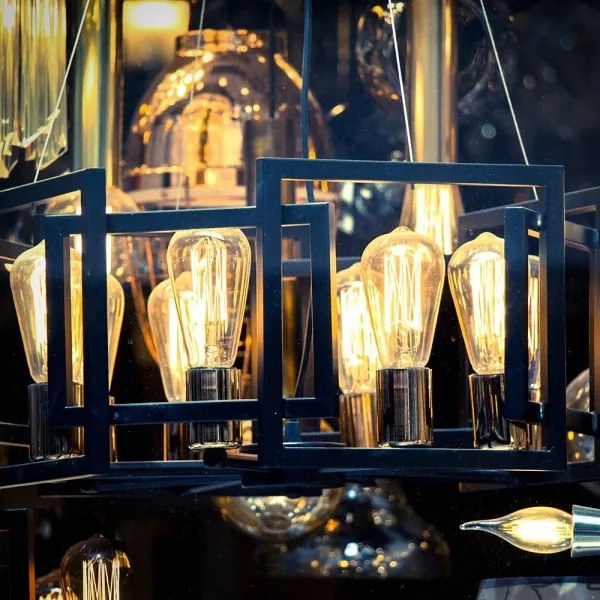 Lampadina LED FILAMENT ST64 E27/4W/230V 3000K Classe energetica A