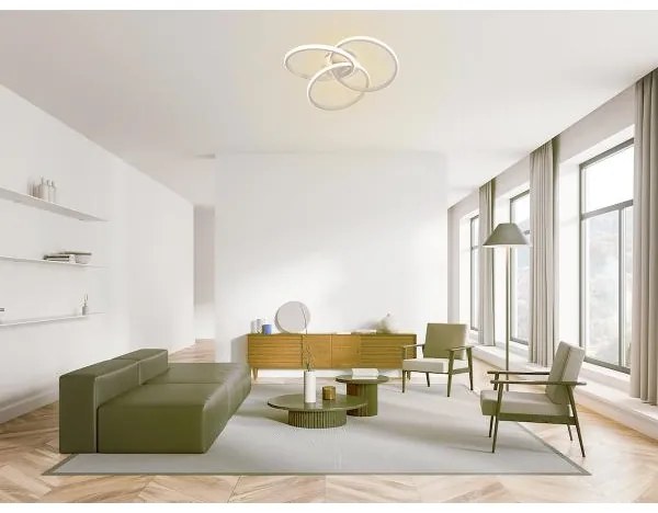 Plafoniera LED dimmerabile LED/70W/230V 3000-6500K bianco + telecomando