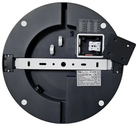 Plafoniera LED da bagno con sensore ELLÉ LED/24W/230V diametro 26 cm IP54 antracite