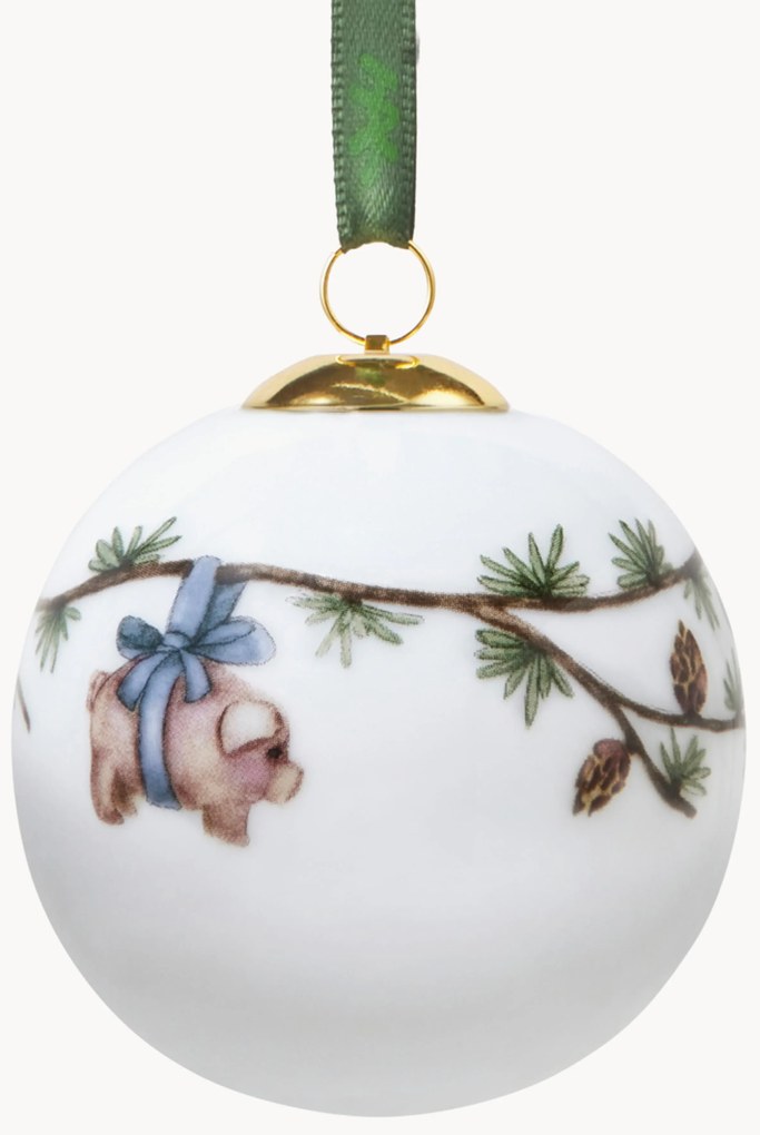 Pallina albero di Natale in porcellana Hammershøi