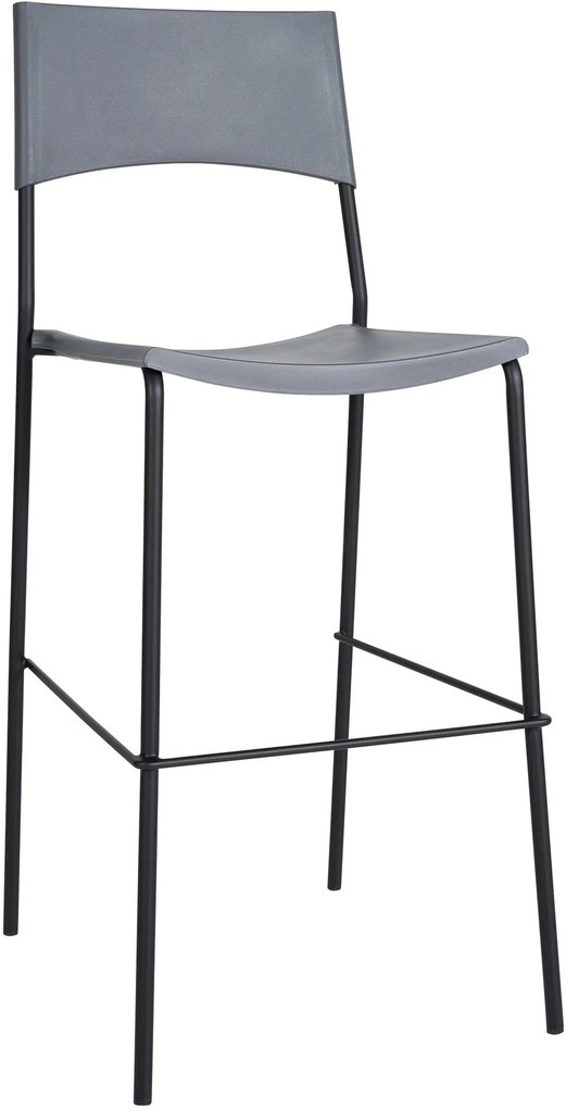Sgabello Genua Nero Impilabile: Eleganza E Funzionalità / Grau