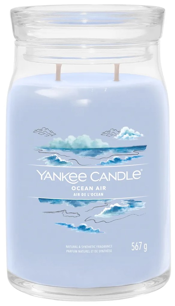 Ocean Air candela in giara grande Yankee Candle