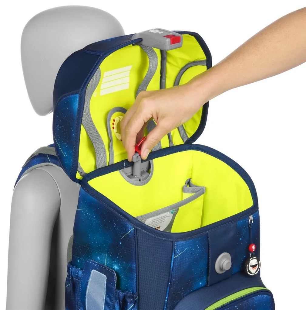 Zaino scuola Step by Step CLOUD, set 5 pezzi, Starship Galactus