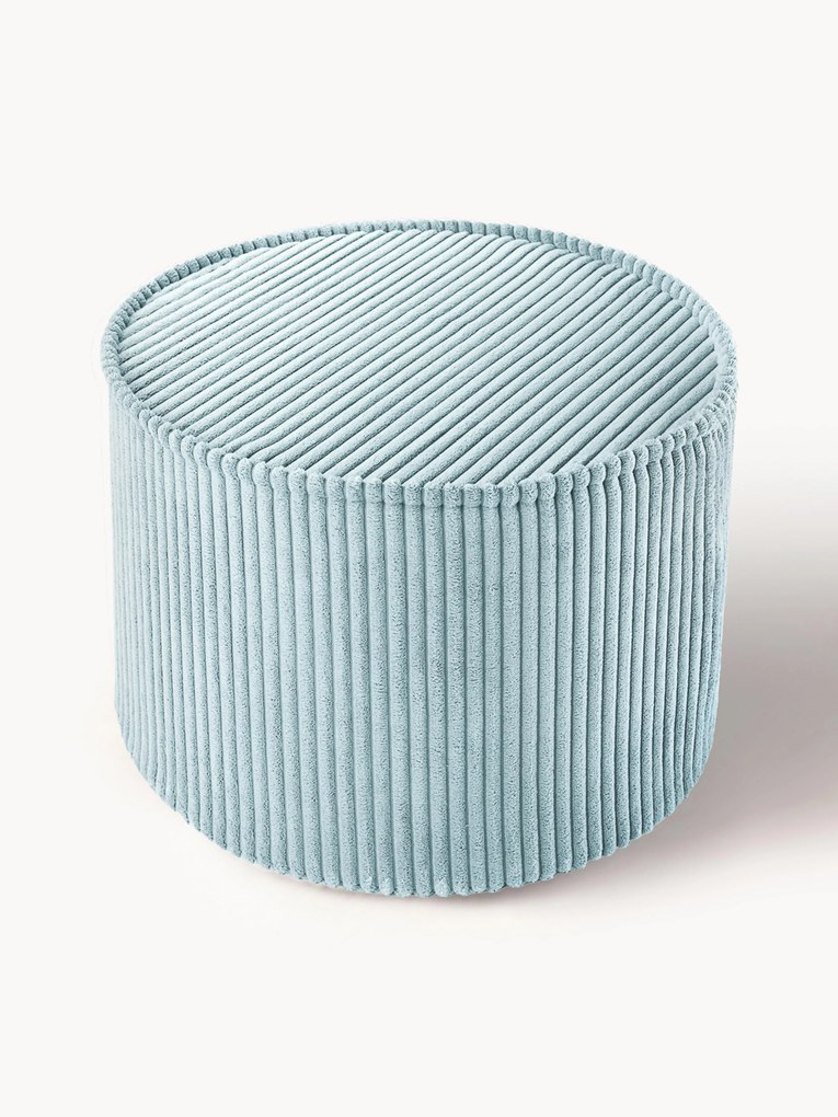 Pouf per bambini in velluto a coste Sugar Ø 40 cm