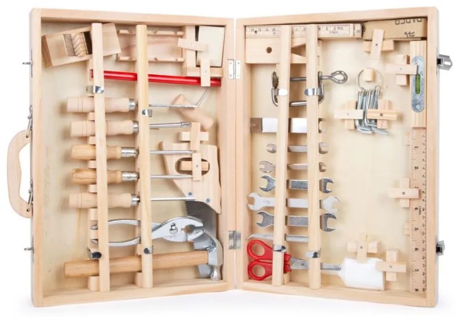 Small Foot - Valigetta con attrezzi in legno Deluxe