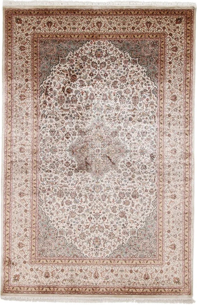 Cashmere Silk Tappeto orientale 300 x 200 Beige (Indian) Annodato A Mano