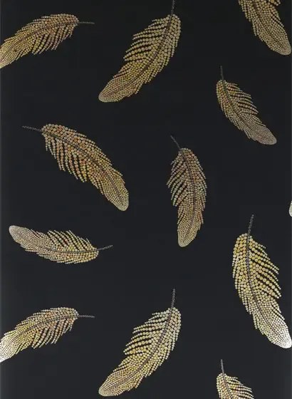 Matthew Williamson Carta da parati Adornado - Charcoal/ Amber/ Citrine