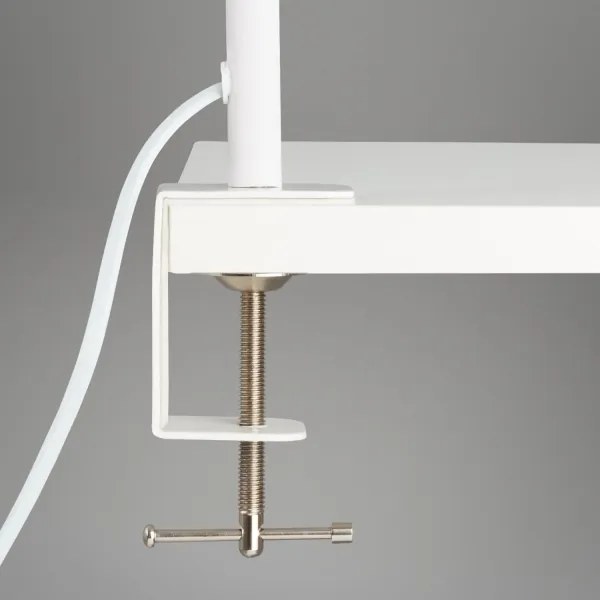 Brilo - LED Flessibile lampada da tavolo con clip TRASNA LED/7,5W/230V bianco