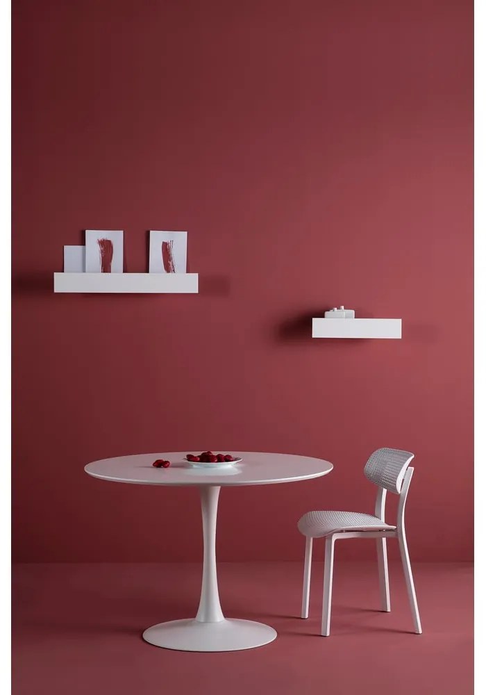 Tavolo da pranzo rotondo bianco , ⌀ 110 cm Oda - Marckeric