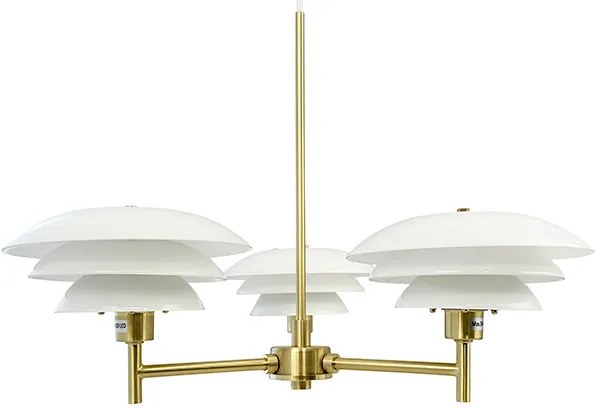 DybergLarsen - DL20 Lampadario Opal/Brass DybergLarsen