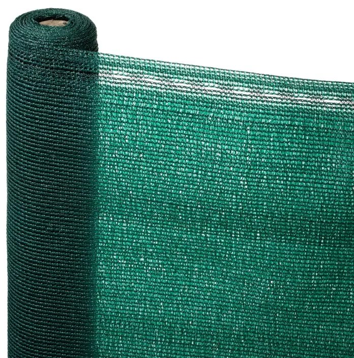 Rete ombreggiante in Polietilene alta densità NATERIAL L 10 x H 1.5 m verde