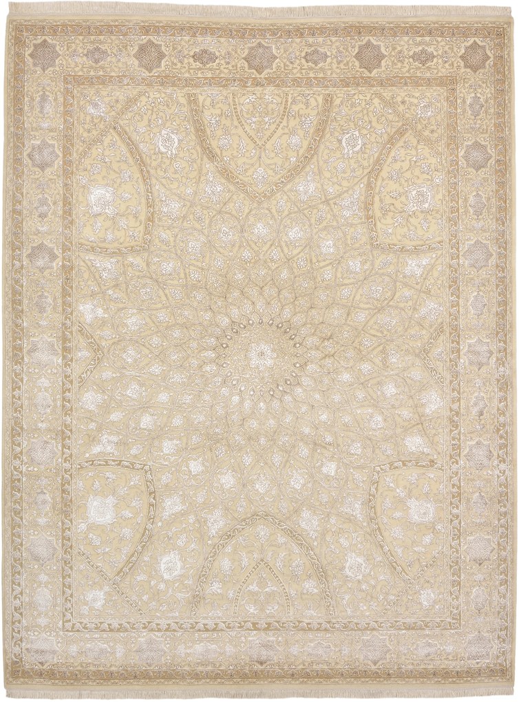 Tabriz Tappeto 220 x 290 (Indian) Annodato A Mano