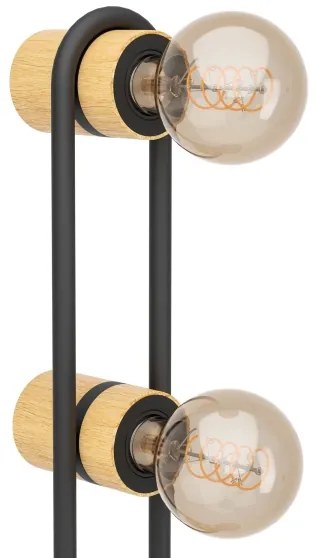 Eglo 43544 - Lampada da terra CHIEVELEY 3xE27/28W/230V