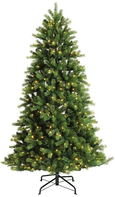 Albero di Natale artificiale Montsolar Solare per esterno illuminato H 180 cm x ø 112 cm