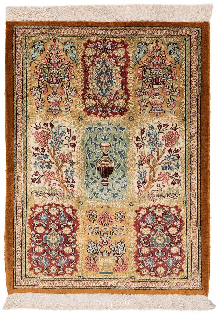 Ghom Tappeto 80 x 60 (Iran) Annodato A Mano