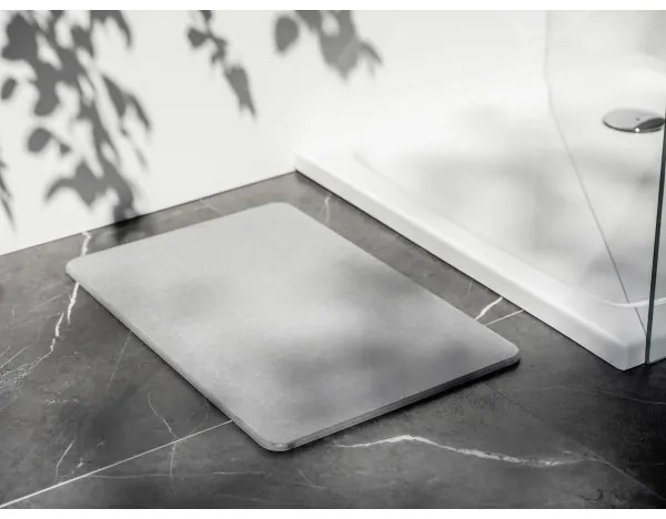 WENKO 24936100-Tappetino SIMI 39x60 cm grigio