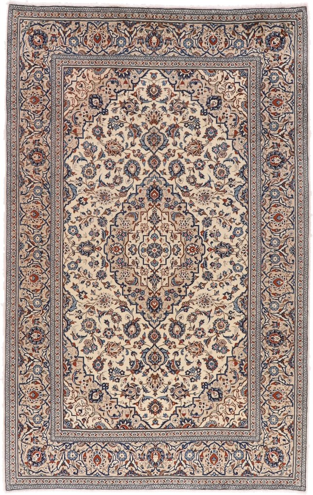 Kashan Tappeto 320x200 (Iran) Annodato A Mano
