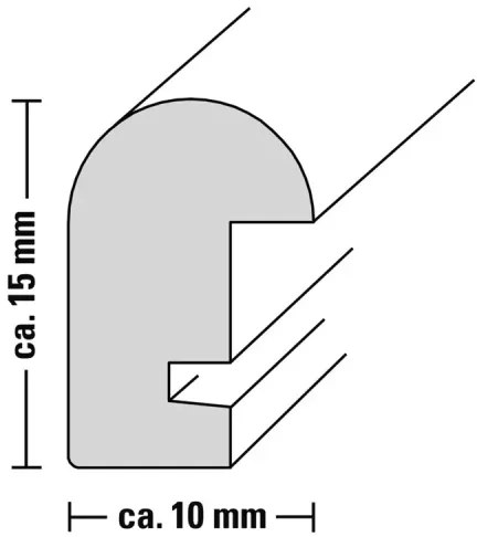 Hama - Cornice 13x18 cm bianca