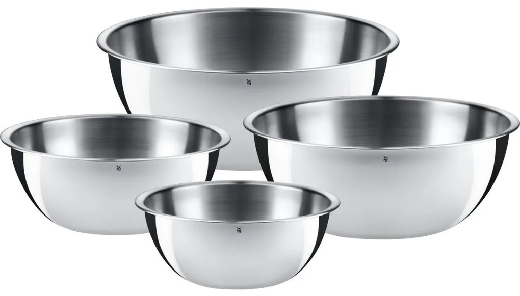 WMF - Set di ciotole da cucina 4pz GOURMET acciaio inossidabile