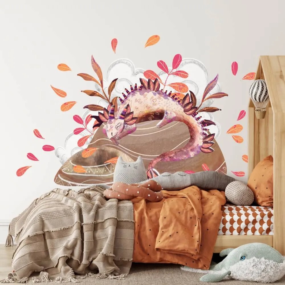 Adesivo murale per la camera dei bambini - Drago Animus | Inspio