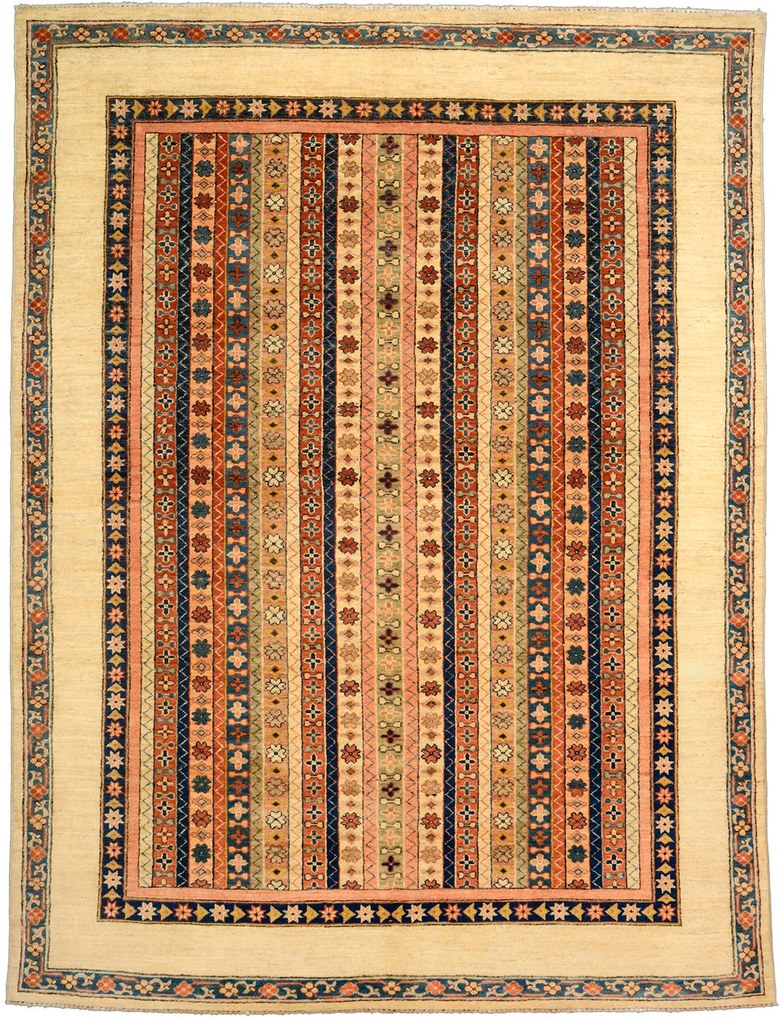 Ziegler Tappeto 230x180 Beige (Afghanistan) Annodato A Mano