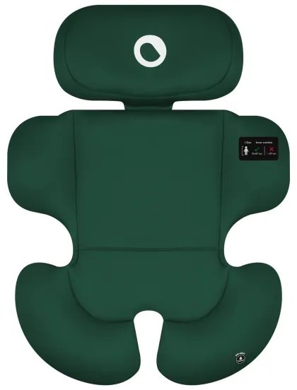 Lionelo - Seggiolino auto con base girevole BASTIAAN i-Size 40-150 cm Verde Foresta