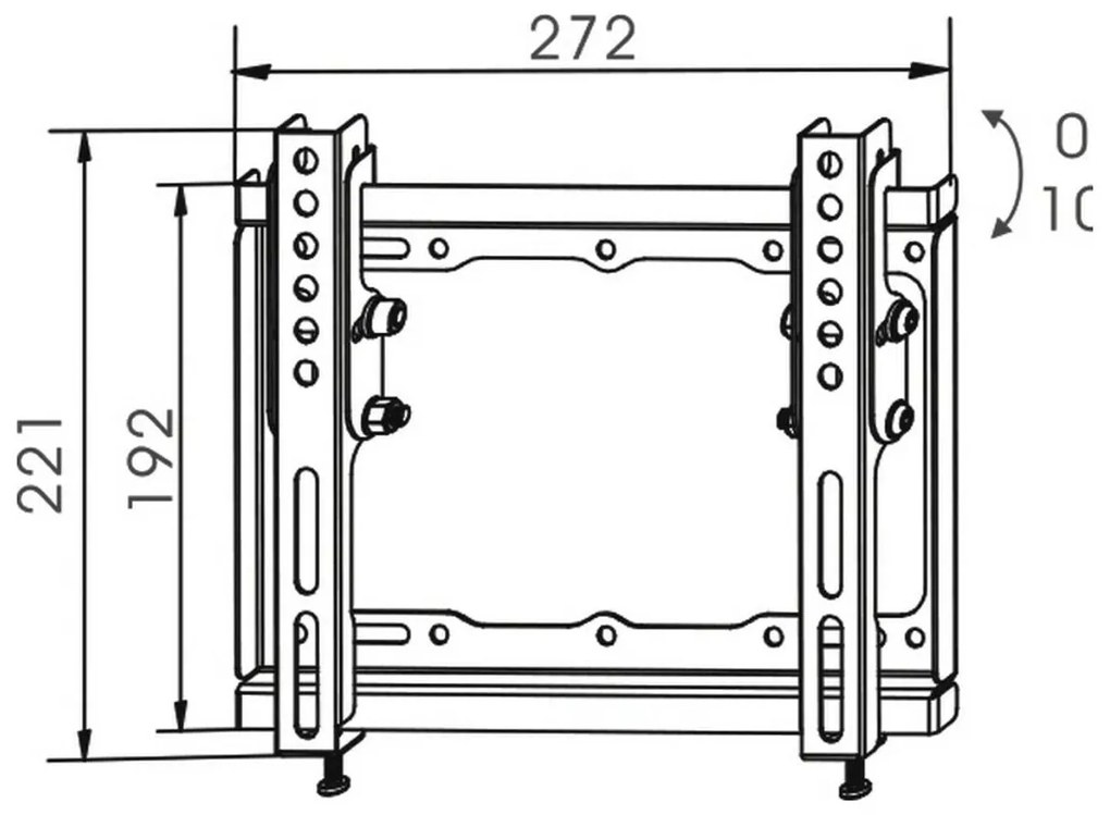 Supporto TV TM Electron 20 kg 17"-42"