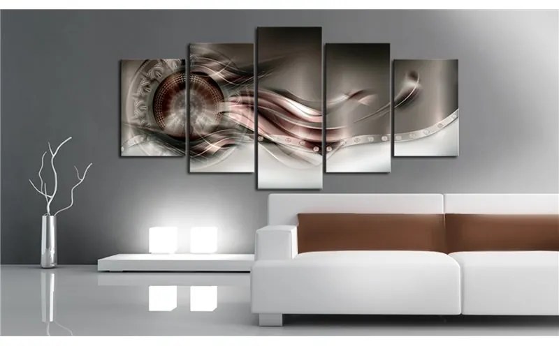 Quadro Dance of Energy  Colore Marrone, Dimensioni e Misure 100x50