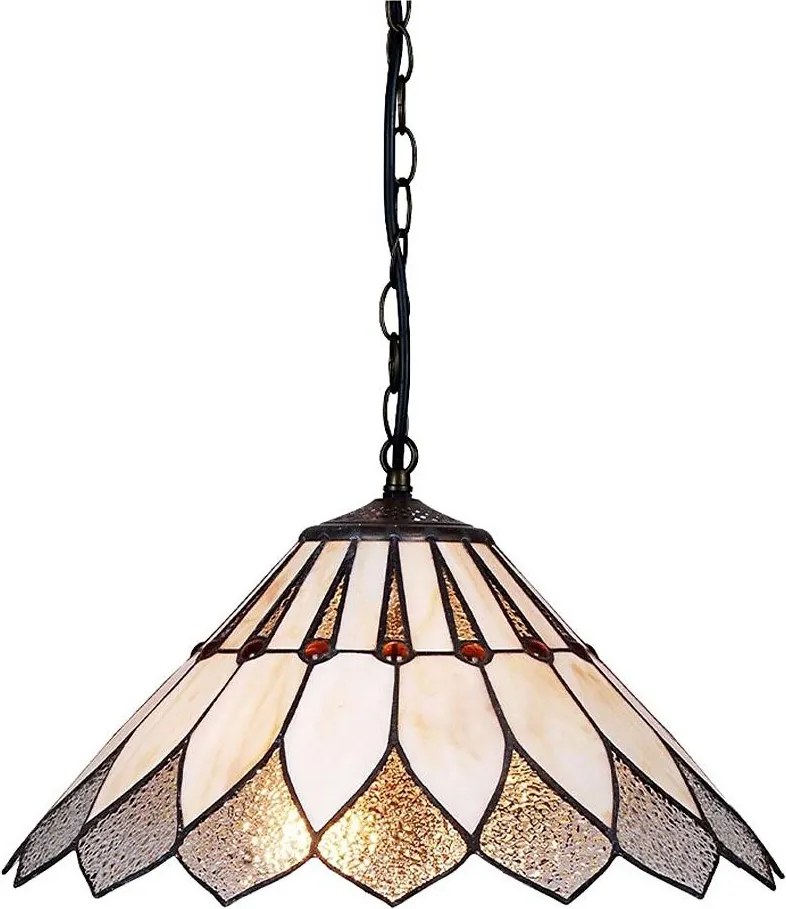 Prezent 217 - Lampadario a catena TIFFANY 2xE27/60W/230V