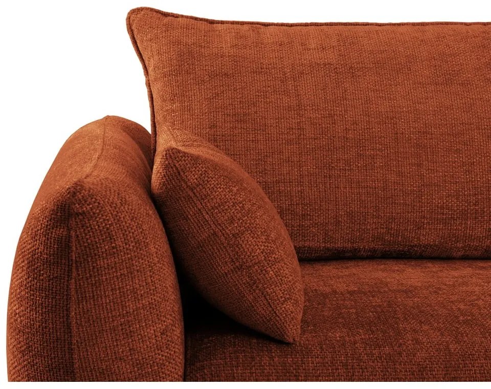 Divano arancione 240 cm Matera - Cosmopolitan Design