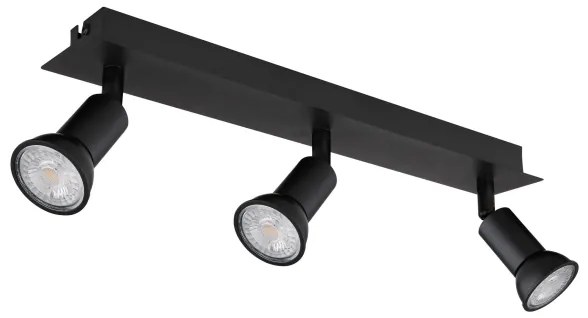 Globo 57998-3 - Faretto DREW 3xGU10/35W/230V nero