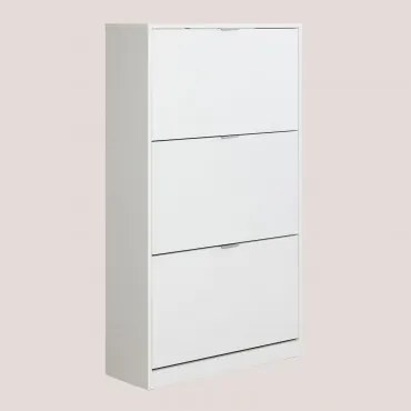 Scarpiera in legno Allai Colors Bianco - Sklum
