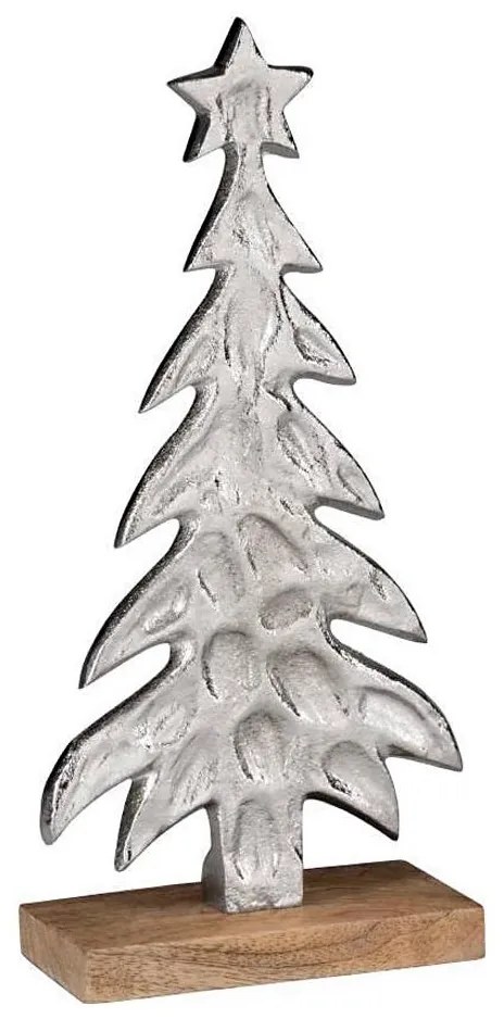 Eglo 427132 - Decorazione natalizia BALIGUIAN 27x13 cm albero/argento