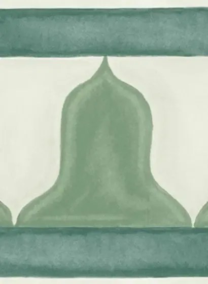 Cole & Son Carta da parati Zellige Border - Olive
