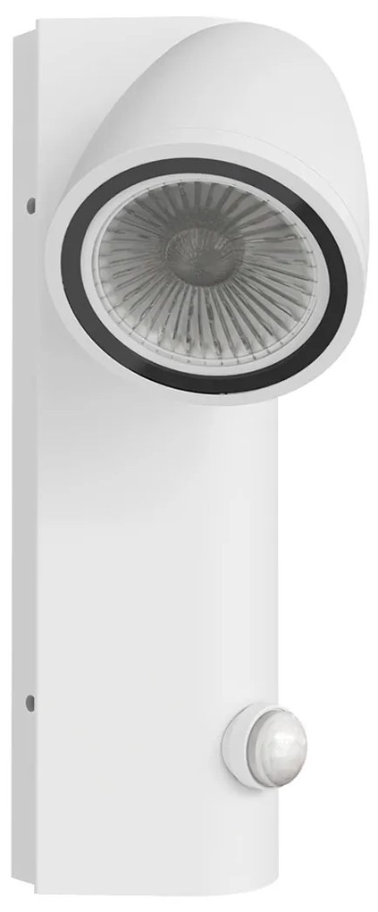 Applique da Esterno GU10 IP65 con Sensore Movimento AXIS - Bianca