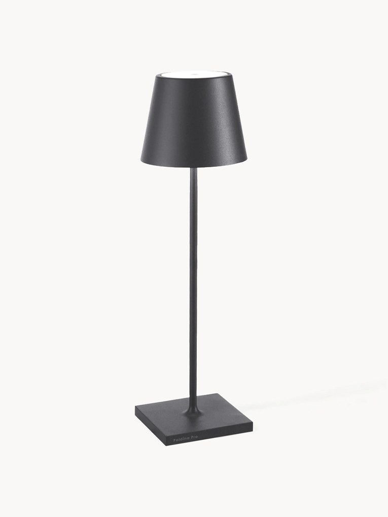 Lampada da tavolo portatile a LED con luce regolabile Poldina