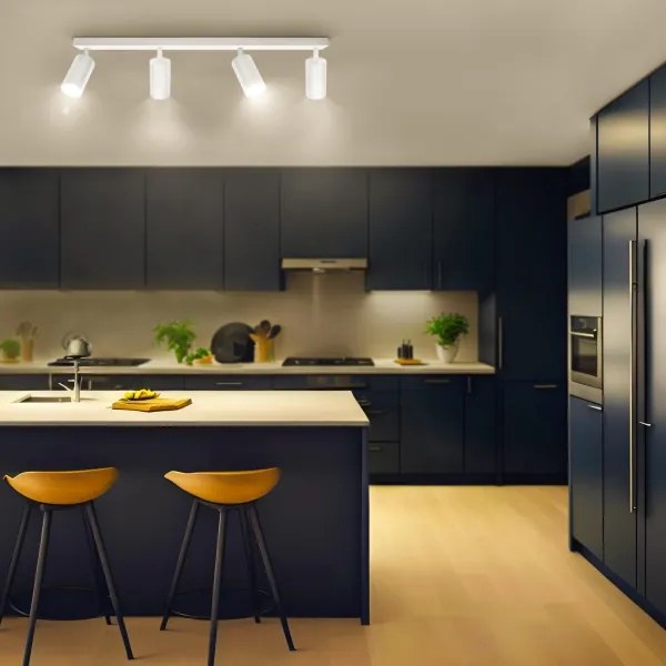 Brilagi - Faretto LED RGBW dimmerabile SELE 4xGU10/6W/230V bianco