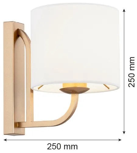 Argon 8356 - Applique MARANELLO 1xE27/15W/230V