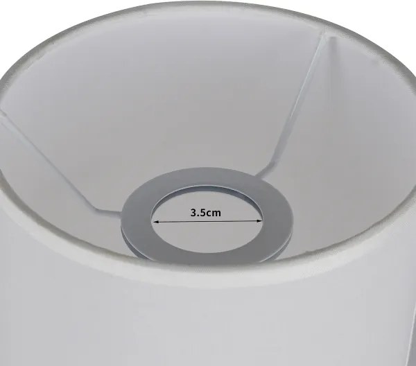 Brilagi - Paralume per lampada da tavolo TABLON E27 Ø 14 cm bianco