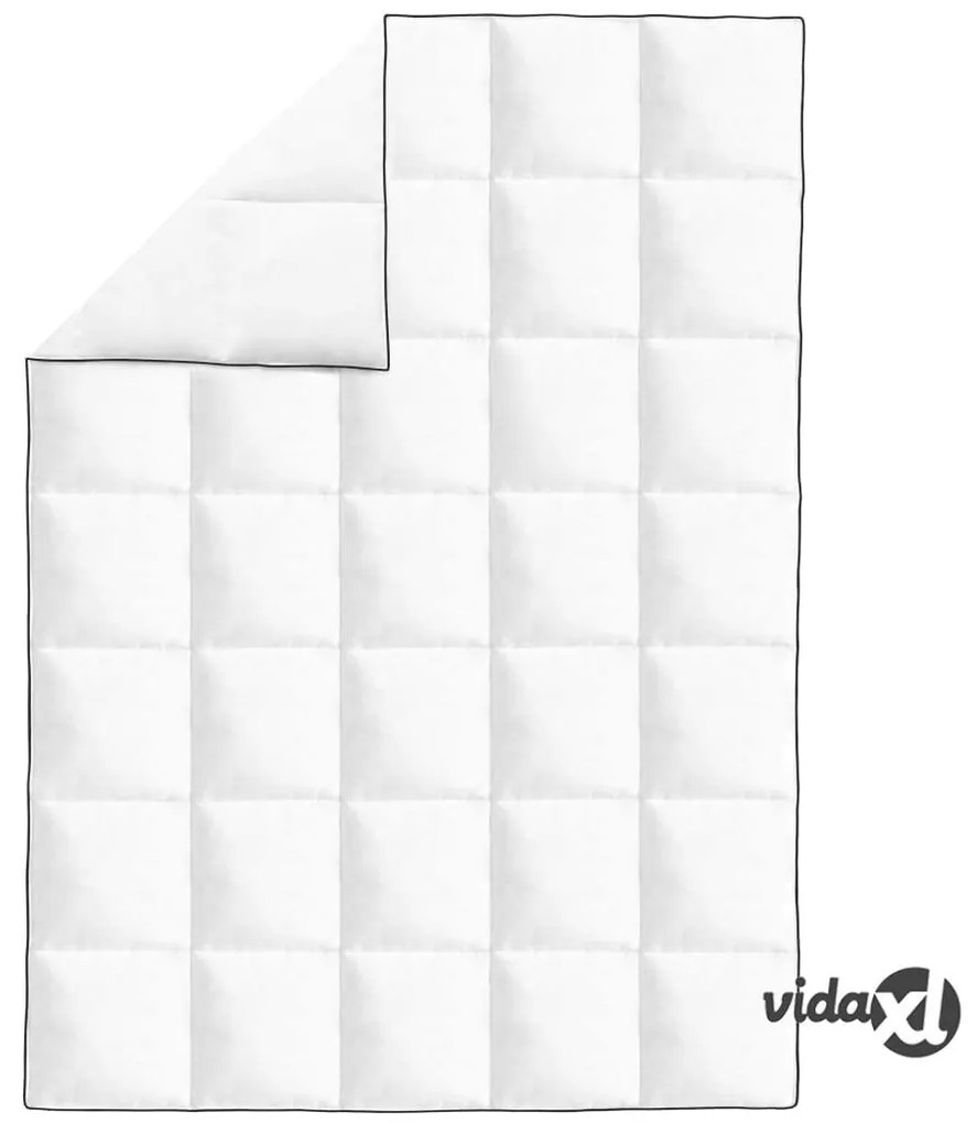 vidaXL Piumone Invernale 2 pz Piuma Anatra 155x200 cm