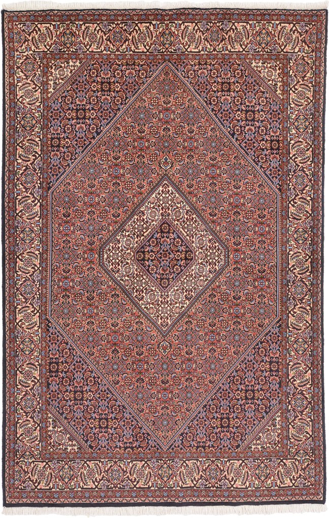 Bidjar Tappeto 160x210 (Iran) Annodato A Mano