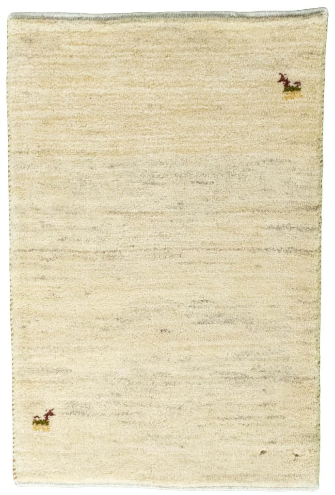 Gabbeh Tappeto 60 x 90 Beige (Iran) Annodato A Mano