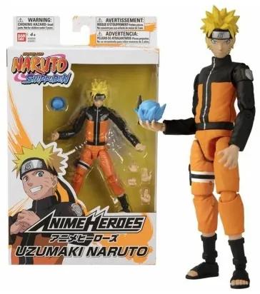 Statuetta Articolata Naruto Uzumaki - Anime Heroes 17 cm