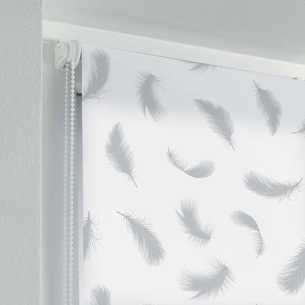 Tenda a pacchetto bianca in tessuto 90x180 cm Envolea – douceur d'intérieur