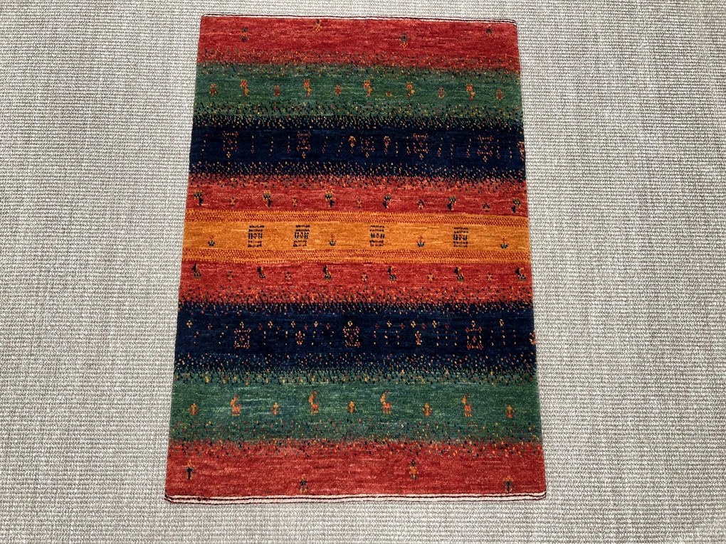 Loribaft Tappeto persiano 90x60 (Iran) Annodato A Mano