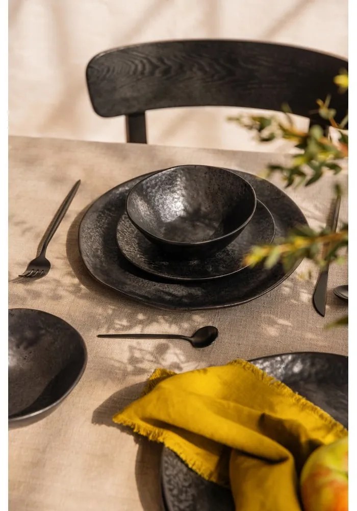 Set da pranzo in pietra 18 pz Dark Moon – Bonami Selection