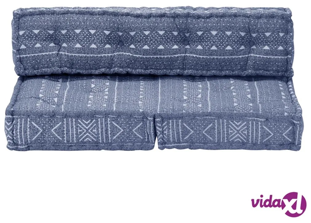 vidaXL Pouf Indaco in Tessuto