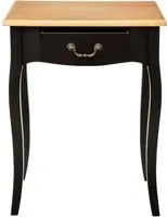 Comodino nero con cassetto Chrysa